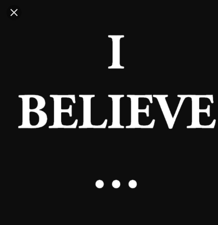 I believe картинка