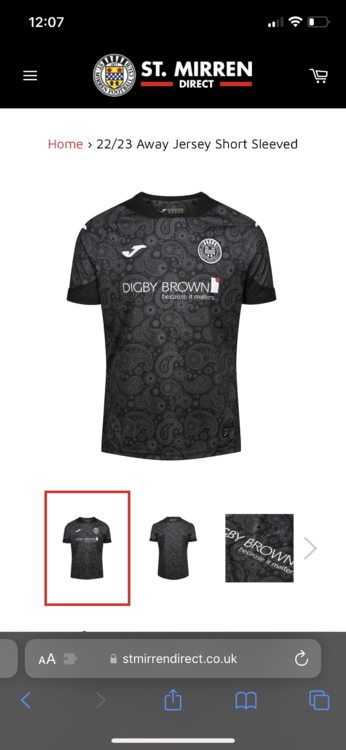 New kit for 22 23 Page 2 General St. Mirren Discussion virtual west bank